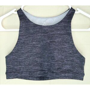 Z by Zella Sport Bra Dark Heather Gray Lined Girl's Size XL EUC